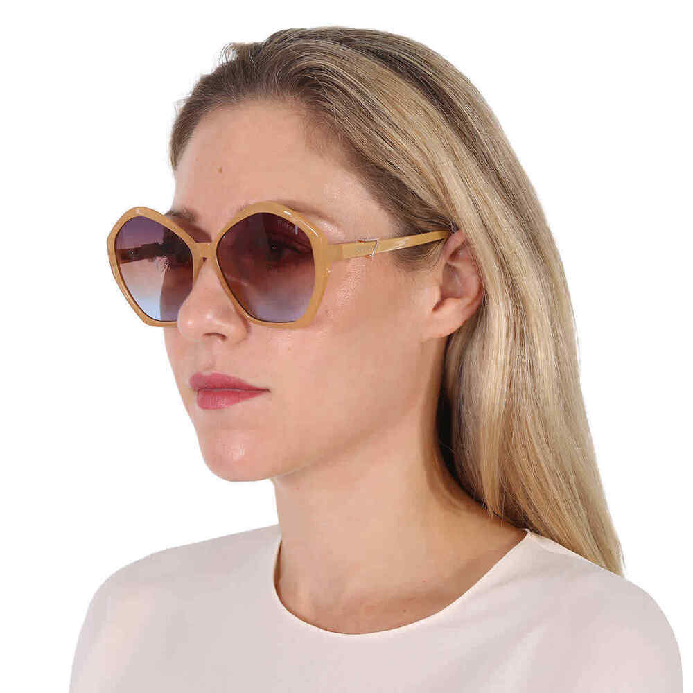 NWT Guess GU7813-57F-58 Bordeaux Square 58mm Sunglasses